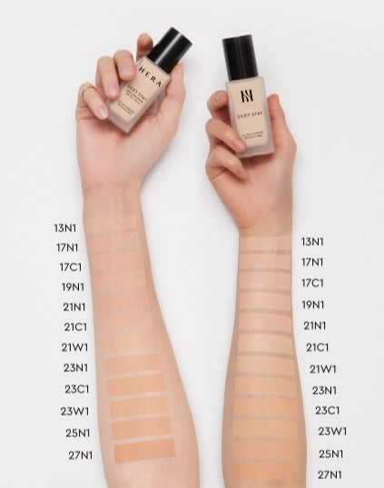 HERA Silky Stay 24H Longwear Foundation 30g, SPF20/PA++, 12 Colours from Korea