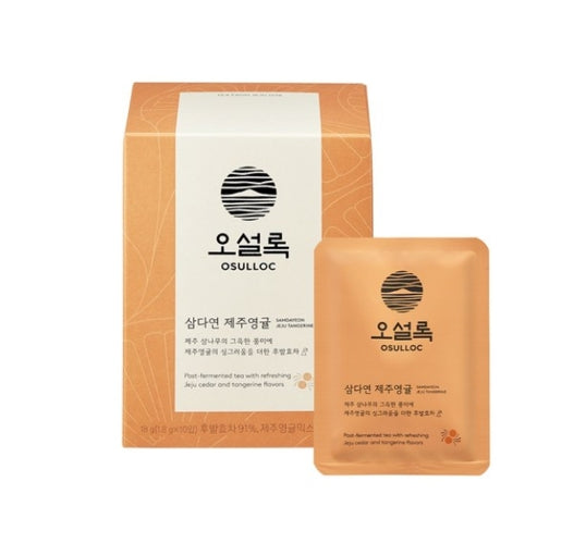 OSULLOC Samdayeon Jeju Tangerine Tea, 1 Box 10ea, from Korea_KT