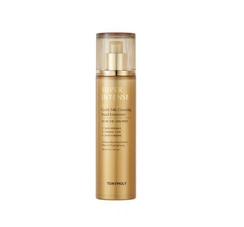 TONYMOLY Super Intense Gold 24K Gingseng Snail Emulsion 140ml from Korea by TONYMOLY