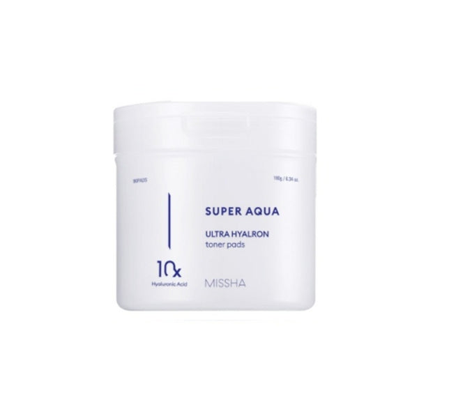 MISSHA Super Aqua Ultra Hyalron Toner Pad 180g from Korea by MISSHA