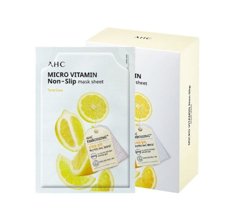 10 x AHC Micro Vitamin Non-Slip Mask Sheet from Korea