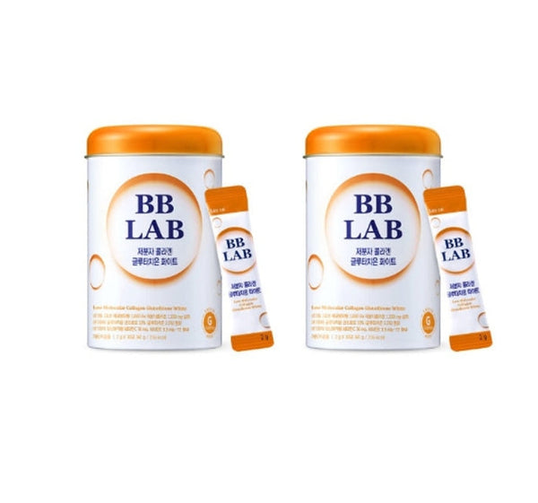 2 x Nutrione BB LAB Small Molecular Fish Collagen Glutathione White 30 Sticks from Korea by Nutrione