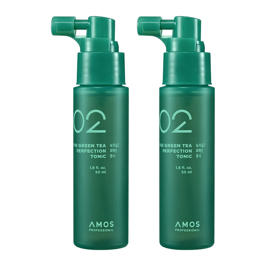 AMOS PROFESSIONAL The Green Tea Perfection Tonic 50ml bottle – 2 pack