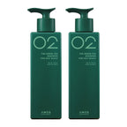 AMOS PROFESSIONAL The Green Tea Shampoo for Oily Scalp 500g bottle – 2 pack