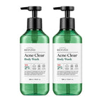 Beyond Acne Clear Body Wash 500ml pump bottle – 2 pack
