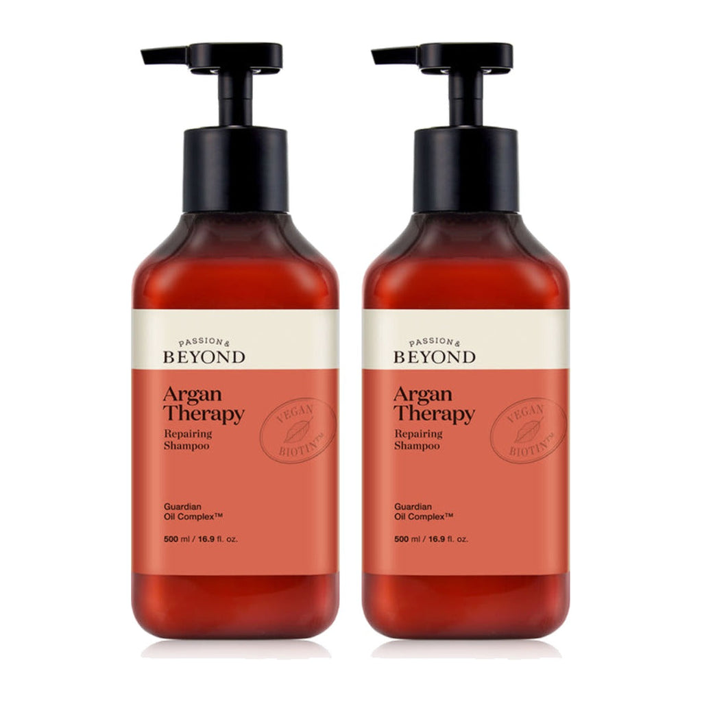 Beyond Argan Therapy Repairing Shampoo 500ml bottle – 2 pack
