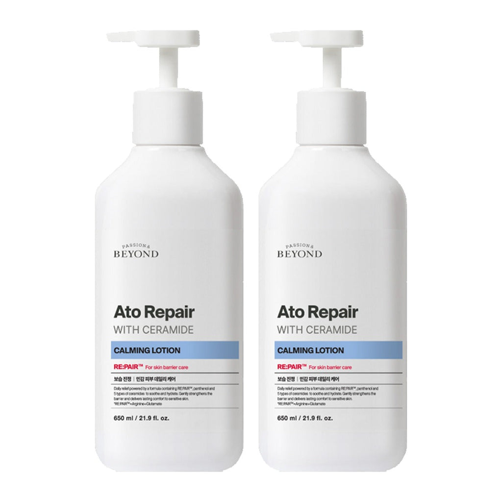 Beyond Ato Repair with Ceramide Calming Lotion 650ml pump bottle – 2 pack