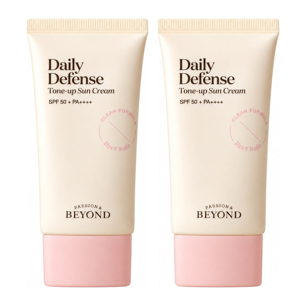 Beyond Daily Defense Tone-up Sun Cream 50ml tube – 2 pack