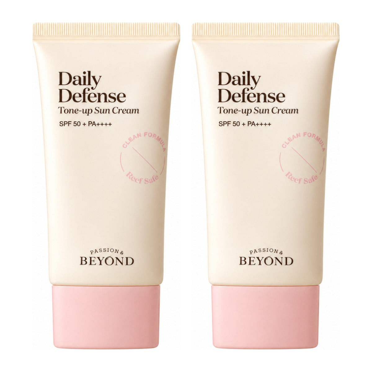 Beyond Daily Defense Tone-up Sun Cream 50ml tube – 2 pack