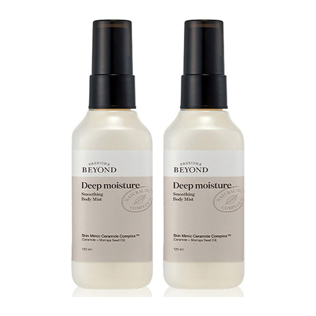 Beyond Deep Moisture Smoothing Body Mist 120ml spray bottle – 2 pack