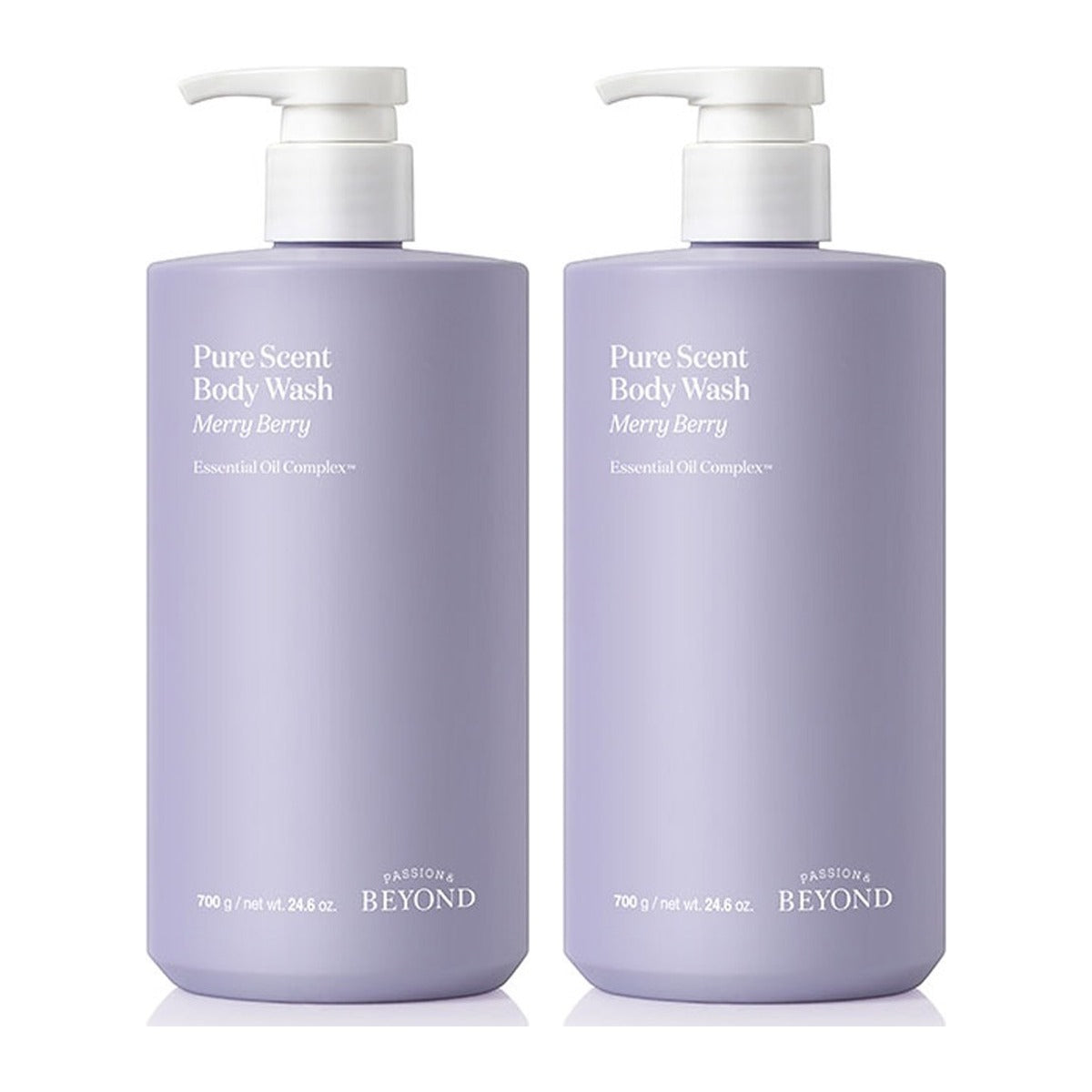 Beyond Pure Scent Merry Berry Body Wash 700g pump bottle – 2 pack