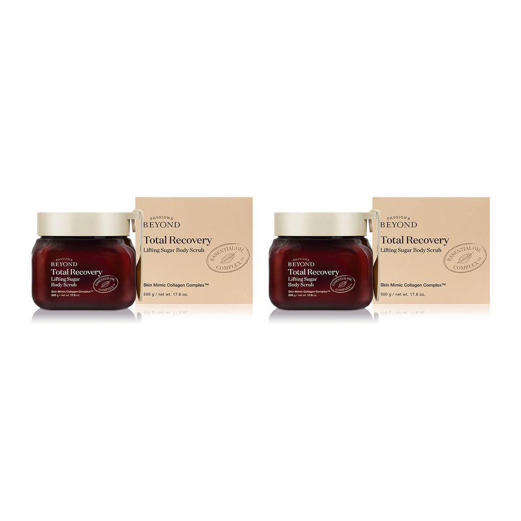 Beyond Total Recovery Lifting Sugar Body Scrub 500g jar – 2 pack