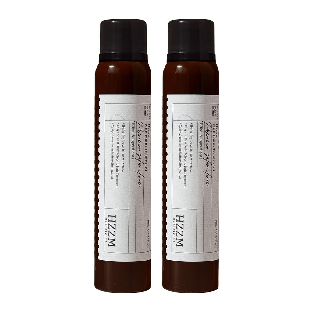 HEADSPA 7 HZZM Hydra Milk Foam No-Wash Treatment 200g can – 2 pack