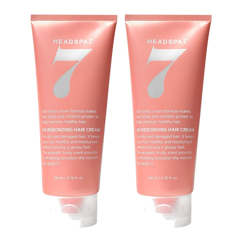 HEADSPA 7 V8 Rebonding Hair Cream 200ml tube – 2 pack