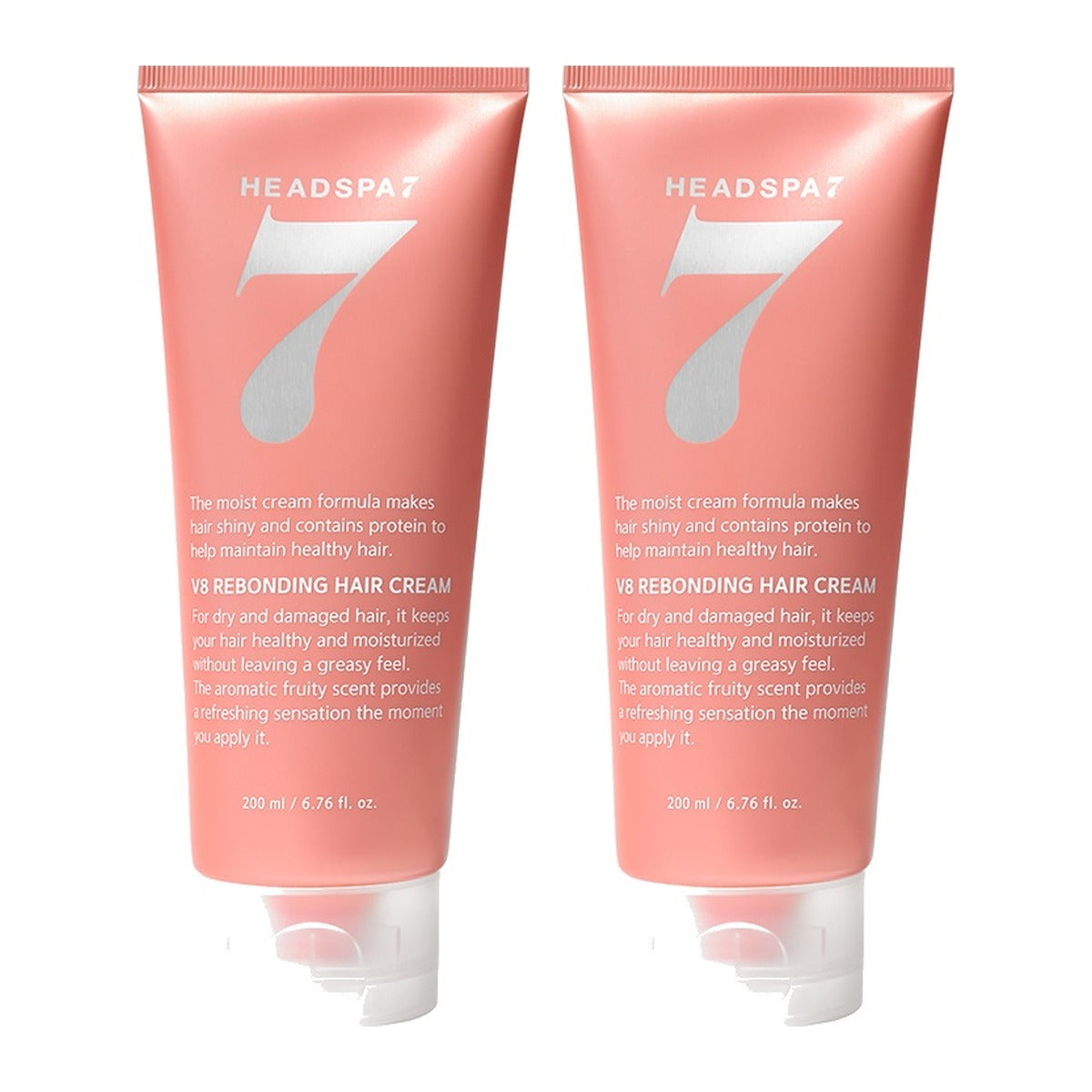 HEADSPA 7 V8 Rebonding Hair Cream 200ml tube – 2 pack