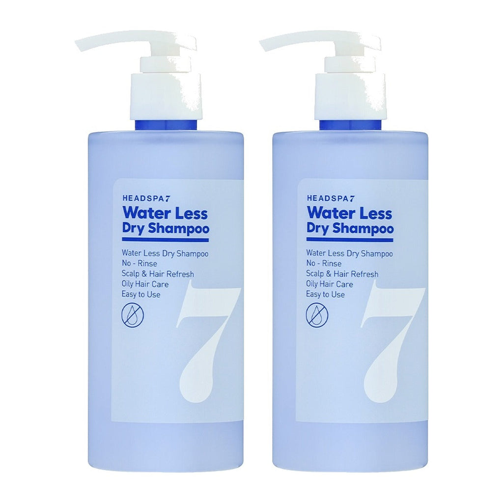 HEADSPA 7 Water Less Dry Shampoo 300ml bottle – 2 pack