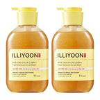 ILLIYOON Fresh Moisture Scrub Wash 625ml pump bottle – 2 pack