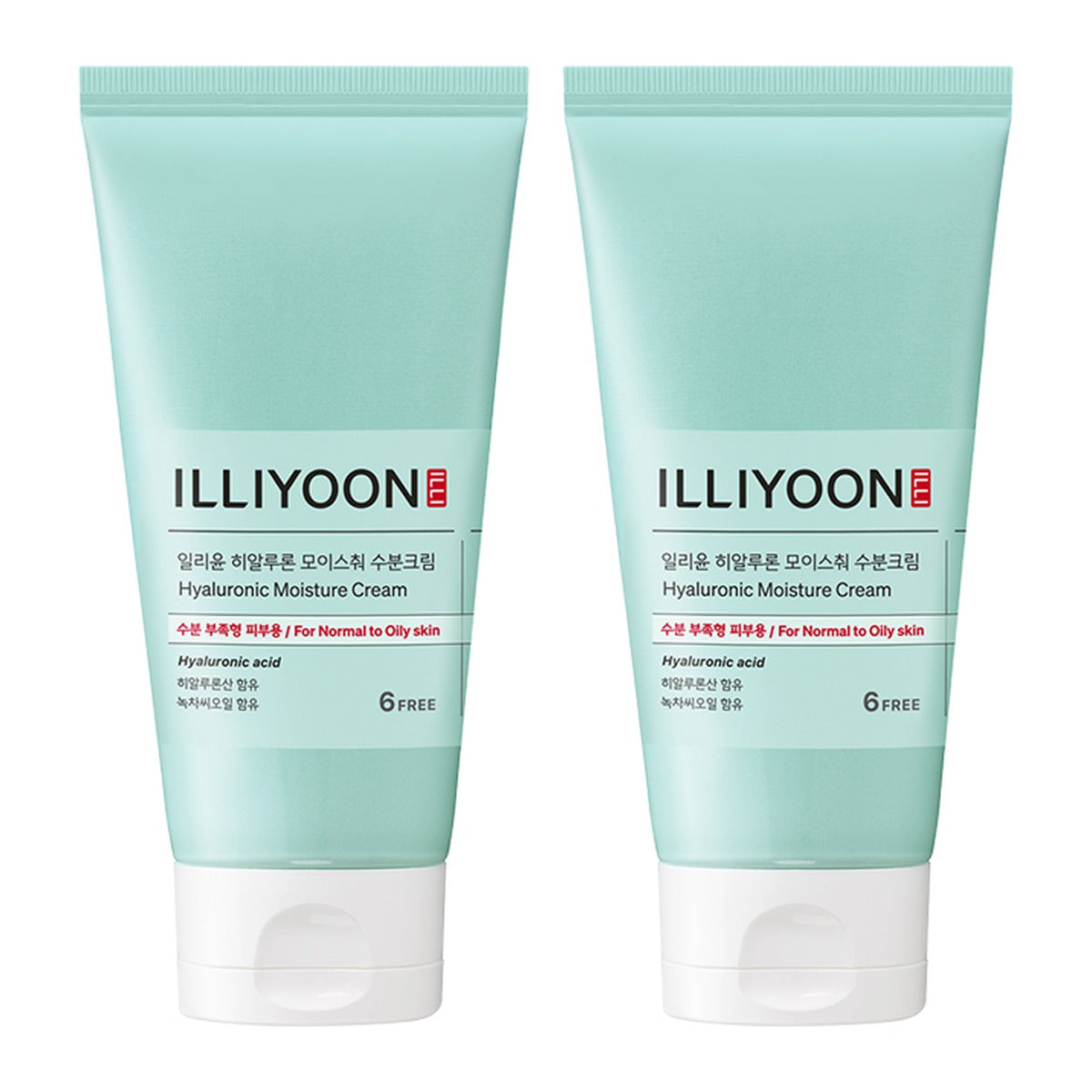 ILLIYOON Hyaluronic Moisture Cream 175ml tube – 2 pack