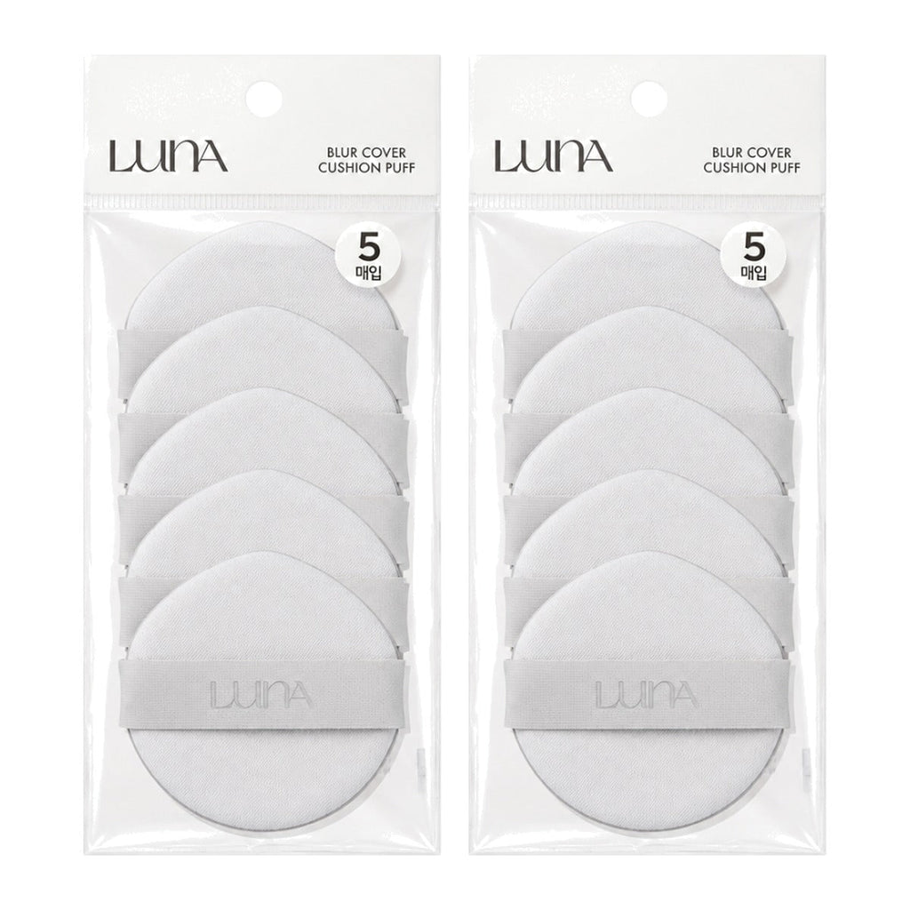 LUNA Blur Cover Cushion Puff 5 pcs pack – 2 pack
