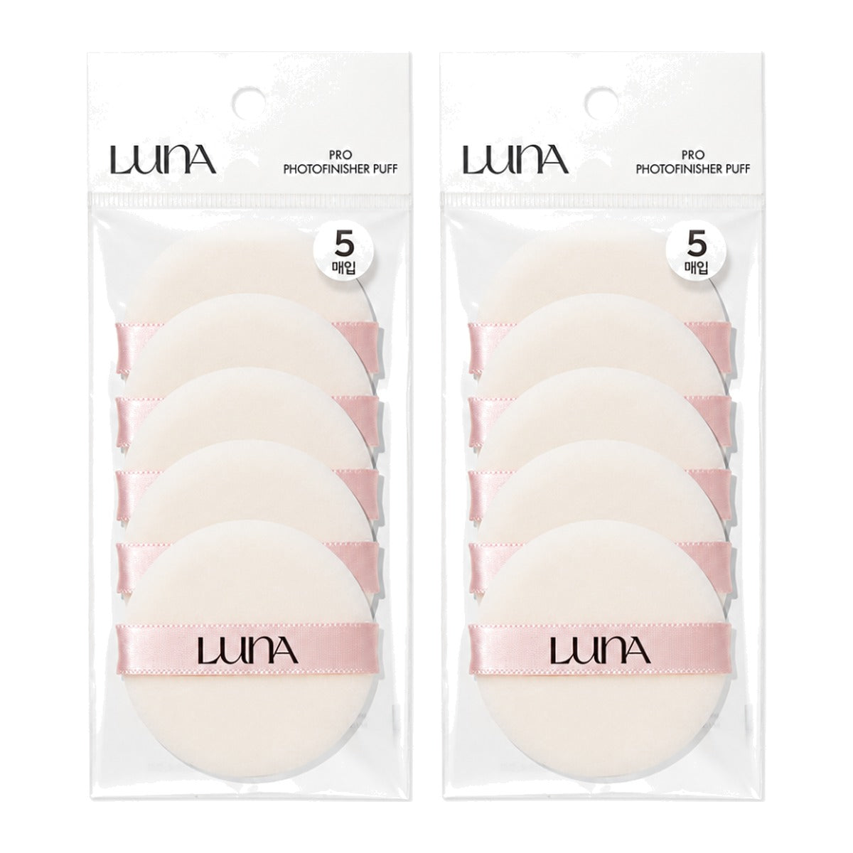 LUNA Pro Photofinisher Puff 5 pcs pack – 2 pack