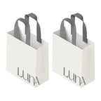 LUNA Small Gift Bag with logo – 2 pack