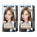 Mise-en-scene New Hello Bubble 10MB Milk Beige foam hair dye 100g box – 2 pack