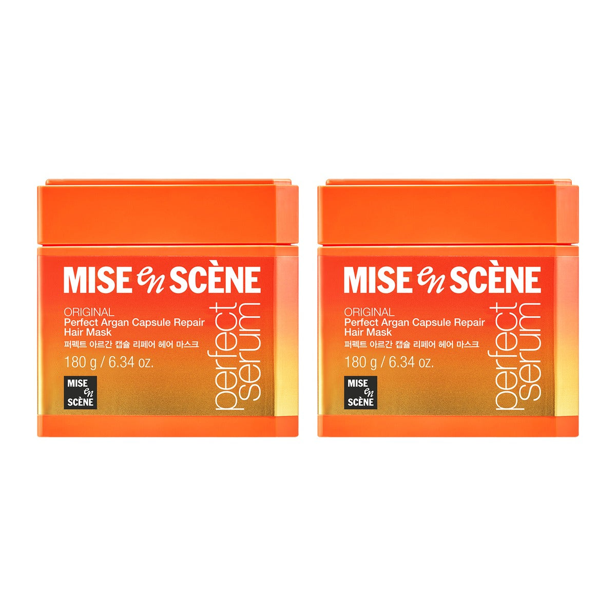Mise-en-scene Perfect Argan Capsule Repair Hair Mask 180g – 2 pack