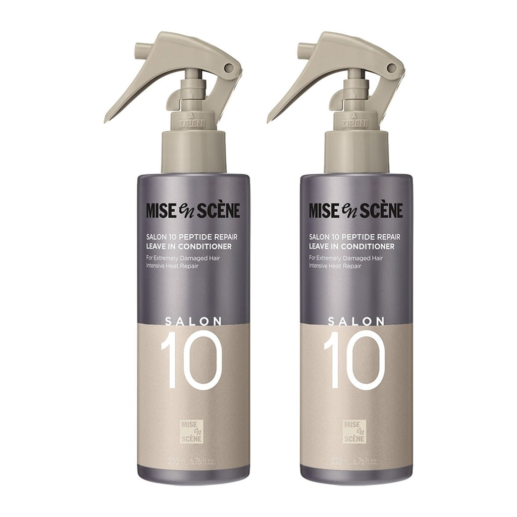 Mise-en-scene Salon 10 Peptide Repair Leave In Conditioner 200ml spray bottle – 2 pack