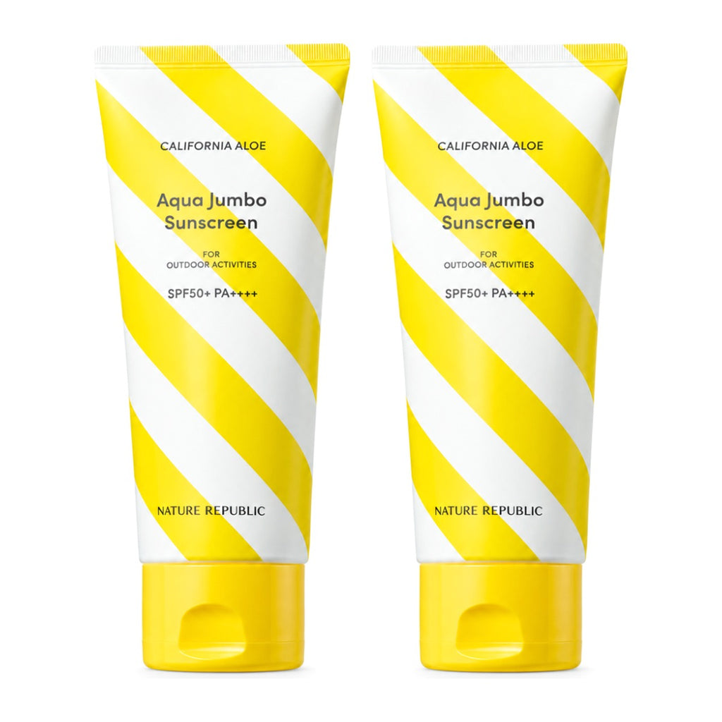 NATURE REPUBLIC California Aloe Aqua Jumbo Sun Lotion SPF50+ 250ml – 2 pack