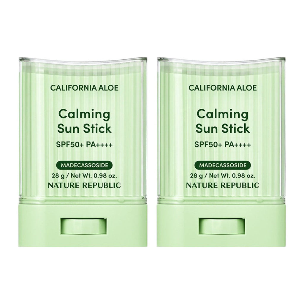 NATURE REPUBLIC California Aloe Calming Sun Stick SPF50+ 28g – 2 pack