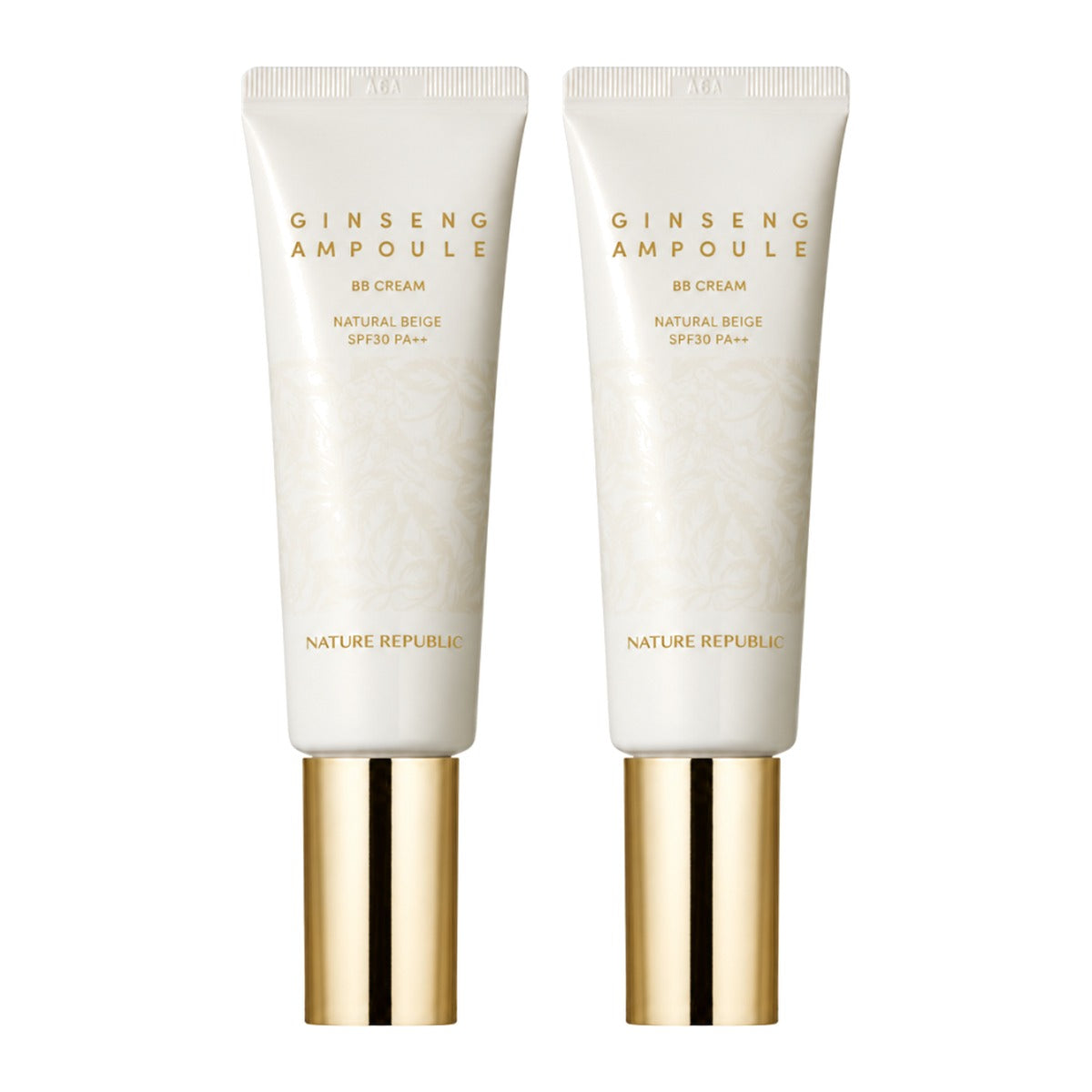 NATURE REPUBLIC Ginseng Ampoule BB Cream SPF30 50ml Natural Beige tube – 2 pack
