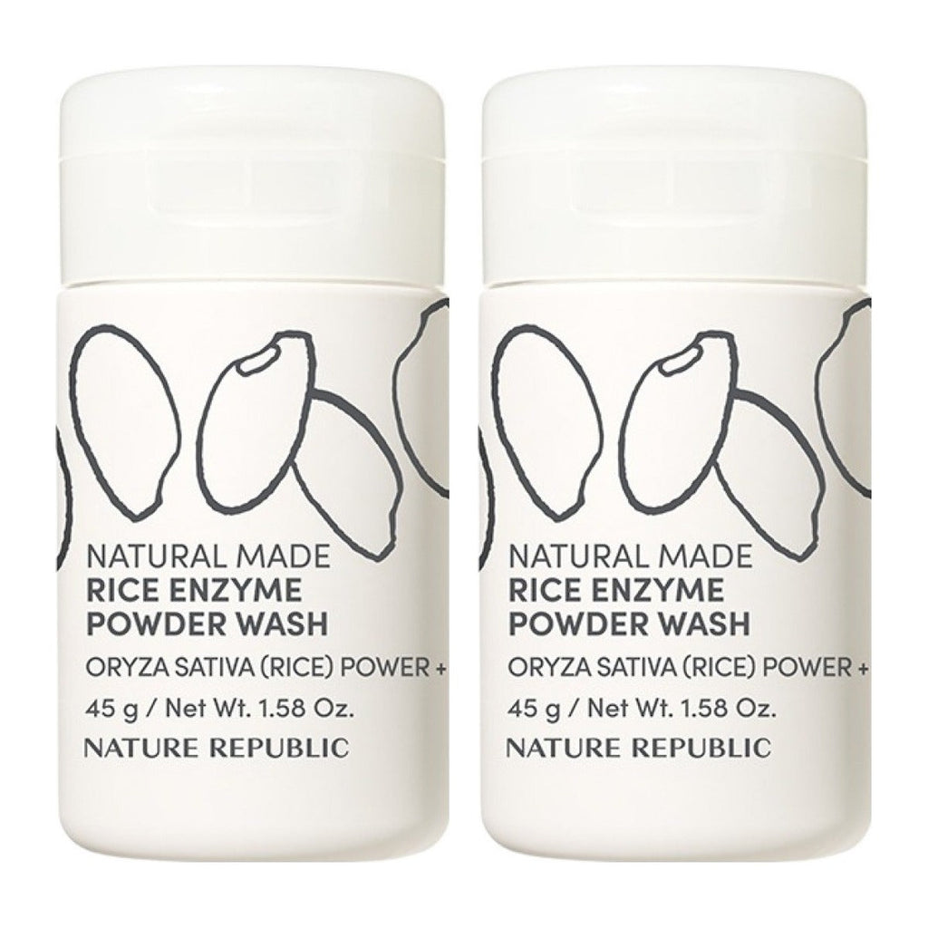NATURE REPUBLIC Natural Made Rice Enzyme Powder Wash 45g – 2 pack