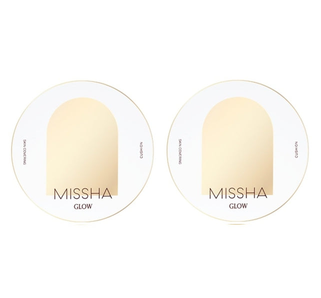 2 x MISSHA Glow Cushion 14g, 3 Colours, SPF40 PA++ from Korea