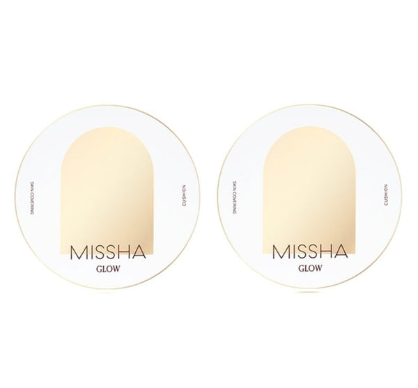2 x MISSHA Glow Cushion 14g, 3 Colours, SPF40 PA++ from Korea by MISSHA