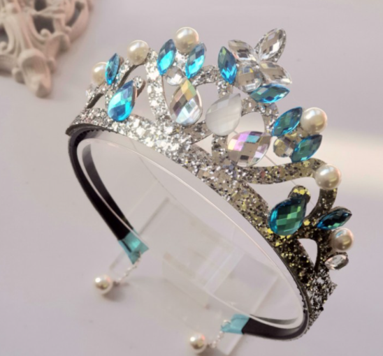 Janiffer Style [For Kids] 2 x Elsa Crown Headband #Birthday Accessory #Party Accessory #Princess Crown #Kids gift from Korea_H1 by Janiffer Style