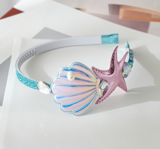 Janiffer Style [For Kids] 2 x The Little Mermaid Headband #Birthday Accessory #Party Accessory #Daily Headband #Kids gift from Korea_H1
