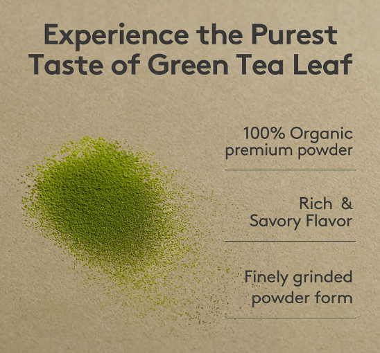 OSULLOC Matcha Powder (Unsweetened) & Premium Matcha Powder (Unsweetened), Premium Organic (USDA) Pure Leaf Green Tea from Jeju by OSULLOC