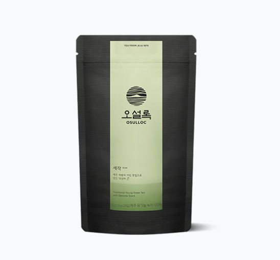 OSULLOC Sejak Green Tea, 1 Pouch 20 Tea Bags, from Korea by OSULLOC
