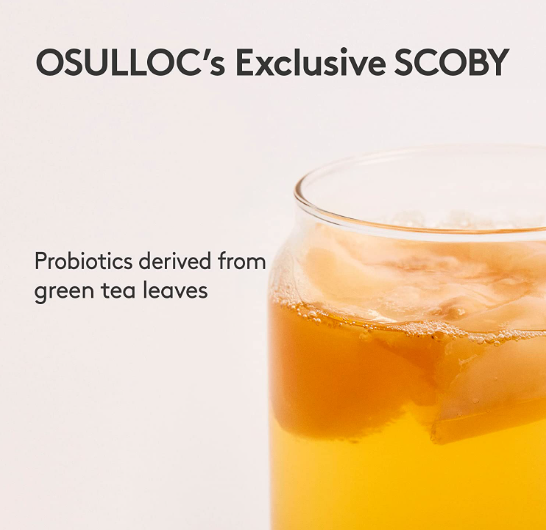 3 x Osulloc Kombucha Tea LycheePeach, 1 Box 10ea, from Korea by OSULLOC