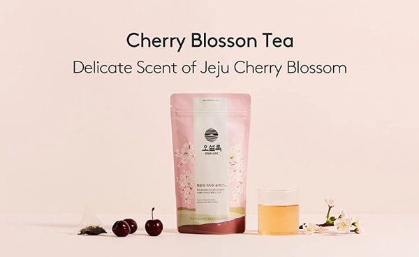 3 X OSULLOC Cherry Blossom Tea, 1 Pouch 20ea, from Korea by OSULLOC