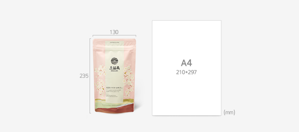 3 X OSULLOC Cherry Blossom Tea, 1 Pouch 20ea, from Korea by OSULLOC