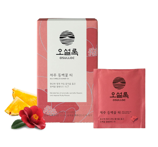 OSULLOC Jeju Camellia Tea, 1 Box 20ea, from Korea by OSULLOC