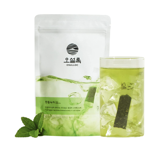 OSULLOC Cold Green Tea, 1 Pouch 20ea, from Korea by OSULLOC