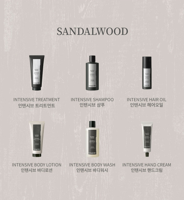 LONGTAKE Sandalwood Body Wash 300ml from Korea by Longtake