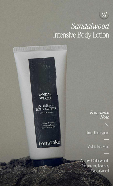 LONGTAKE Body Lotion Trial Kit (Body Lotion 45ml + Black Tea & Pig Body Lotion 45ml) from Korea