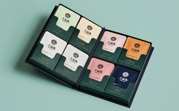 Osulloc Master Blend Tea Gift Set, 32 tea bags (8 Flavors X 4ea), from Korea_KT