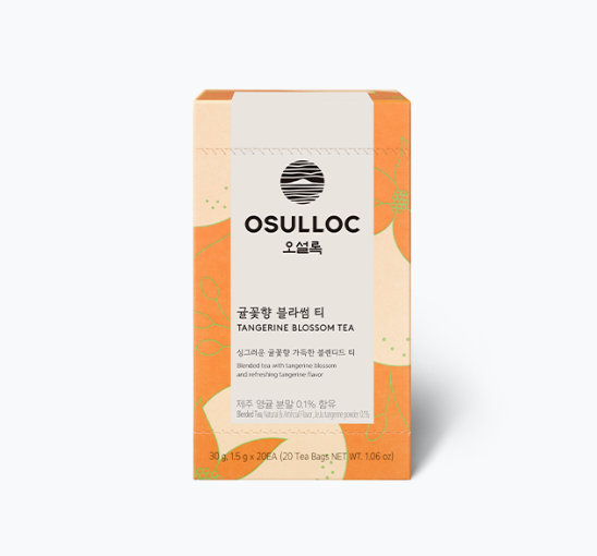 OSULLOC Tangerine Blossom Tea, 1 Box 20ea, from Korea_KT