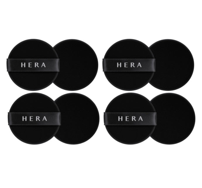 4 x HERA Black Cushion PUFF Pack (2 ea) from Korea