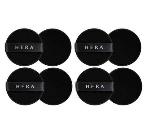 4 x HERA Black Cushion PUFF Pack (2 ea) from Korea