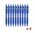 20 x Jetstream Ballpoint Pen 0.5mm SXN-150 Blue - Smooth Writing & Reliable Ink Flow